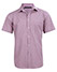 M7340S Men’s Two Tone Mini Gingham Short Sleeve Shirt