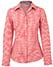 M8330L Ladies’ Gingham Check Long Sleeve Shirt