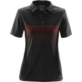 Women's Wavelength Polo - Black / Bright Red