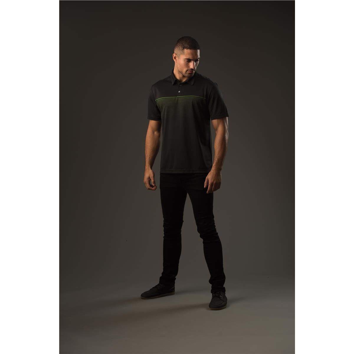 Men's Wavelength Polo - Black / Titanium