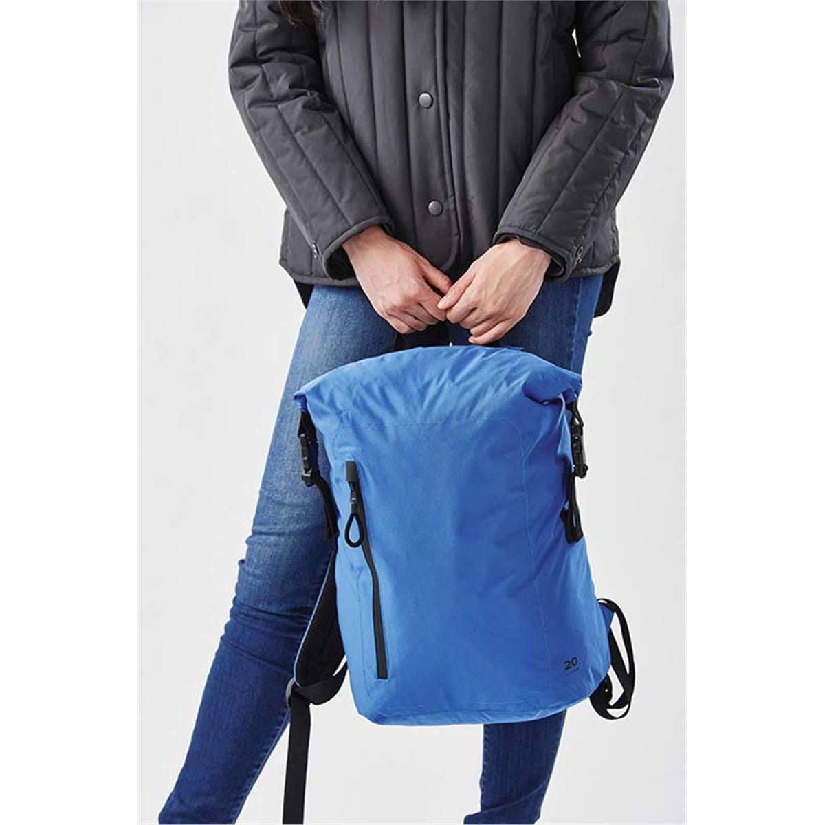 Teton Roll-Top Backpack - Ocean Blue / Black