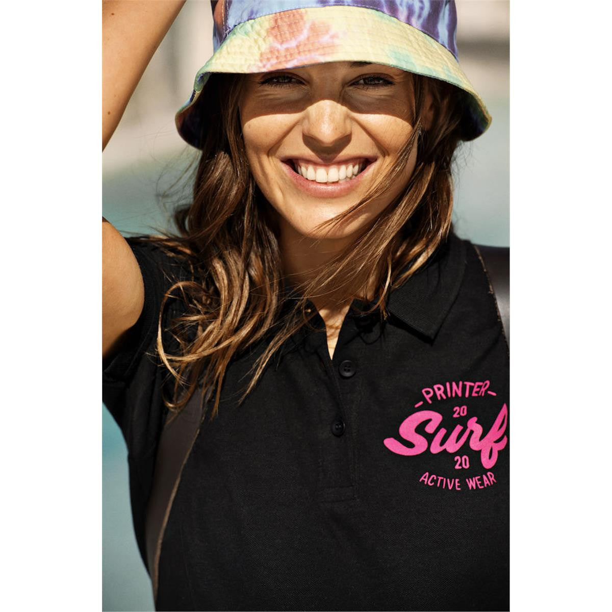 Surf Pro Women's Cotton Polo - Mid Navy
