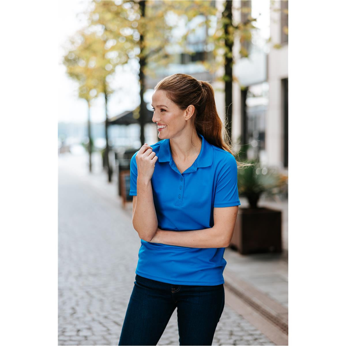 Women's Eclipse Pique Polo - Black