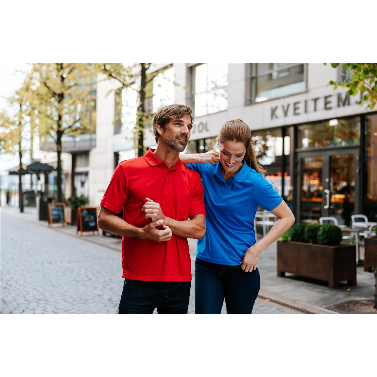 Women's Eclipse Pique Polo - Bright Red