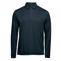 Men's Nevada L/S Micro Pique Polo - Black