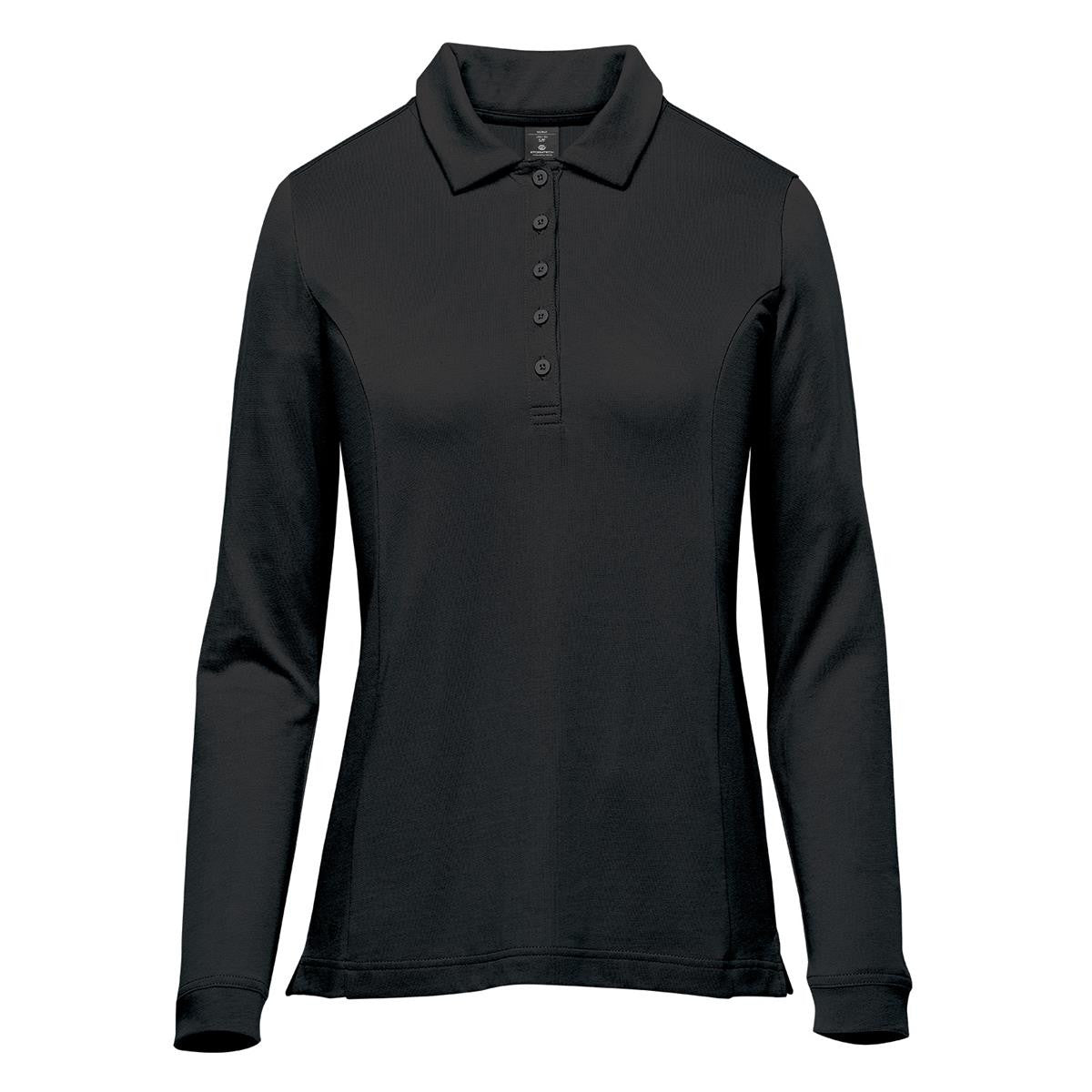 Women's Nevada L/S Micro Pique Polo - Granite