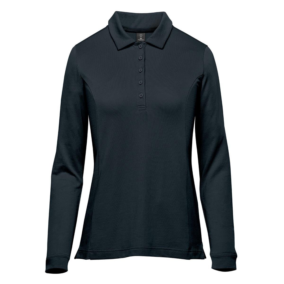 Women's Nevada L/S Micro Pique Polo - Retro Blue