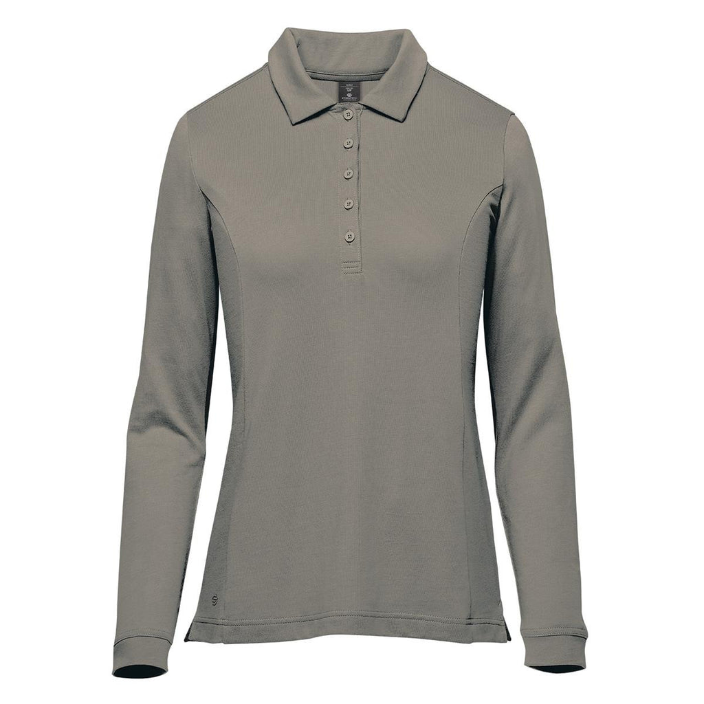 Women's Nevada L/S Micro Pique Polo - Black