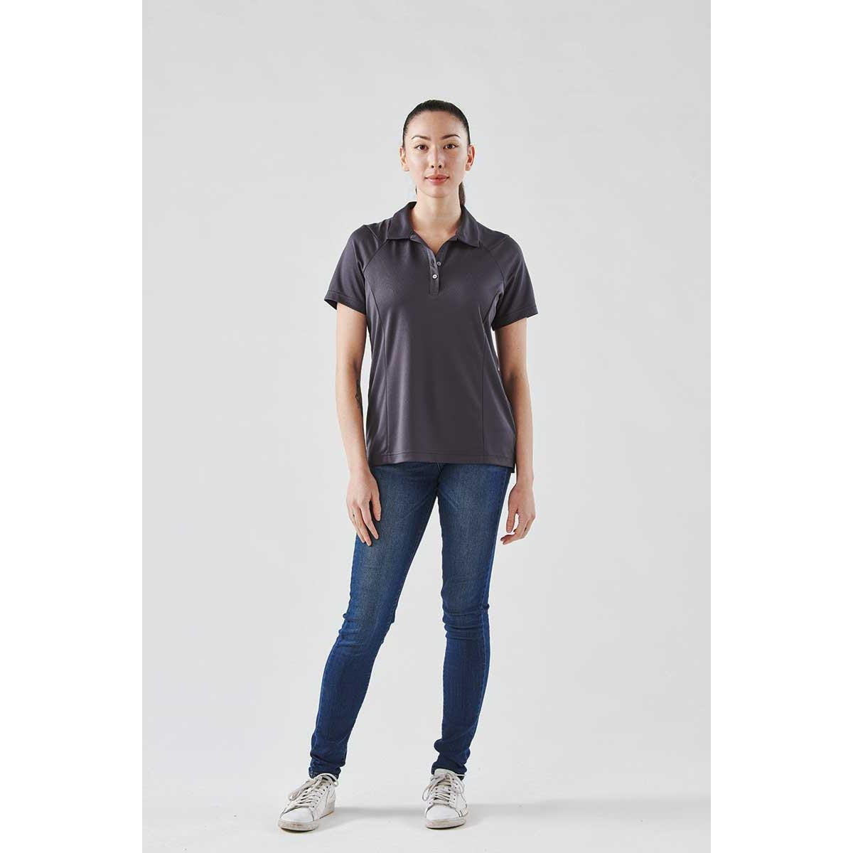 Women's Milano Sports Polo - Black