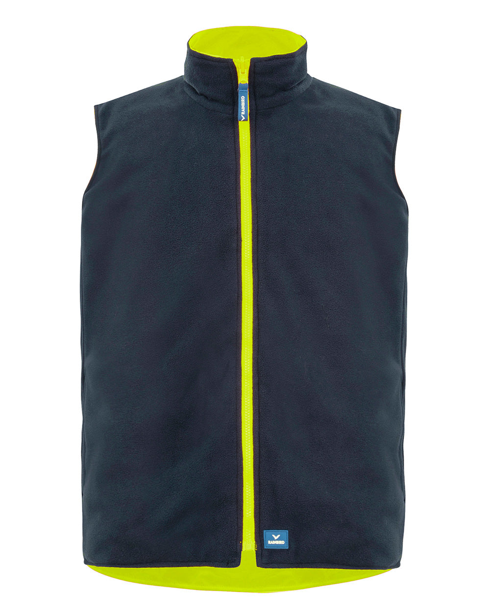 Hi-Vis 4-in-1 Utility Jacket & Vest in Fluoro Yellow & Navy