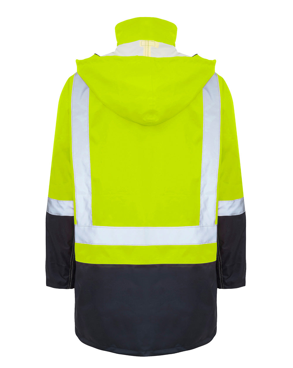 Hi-Vis Assist Jacket in Fluoro Yellow & Navy