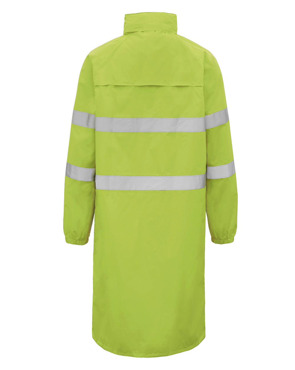 Hi-Vis Eales Long Jacket with Tape in Fluoro Yellow