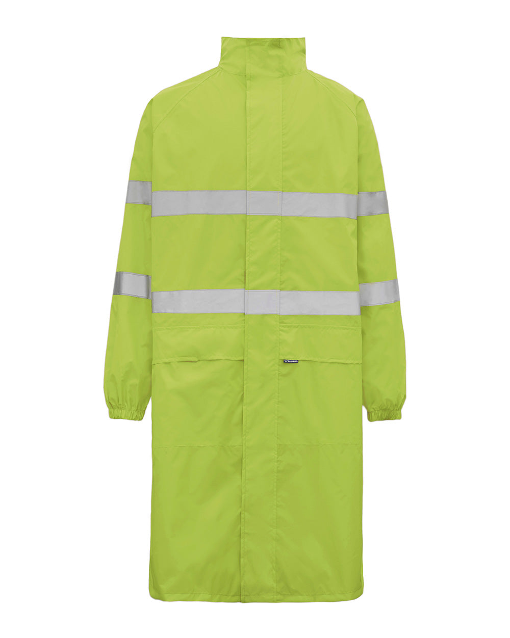 Hi-Vis Eales Long Jacket with Tape in Fluoro Yellow