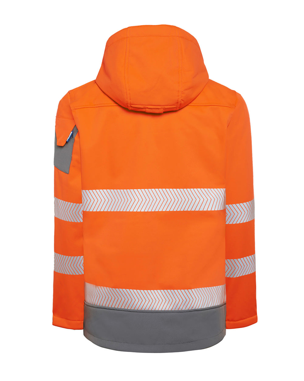 Ellis Hi-Vis Softshell in Fluoro Orange & Charcoal