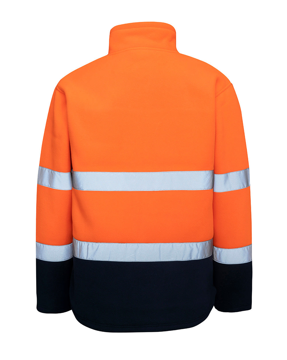 Hi-Vis Lumber Jacket with Tape in Fluoro Orange & Navy