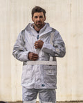 Night Vis X Back Jacket in White