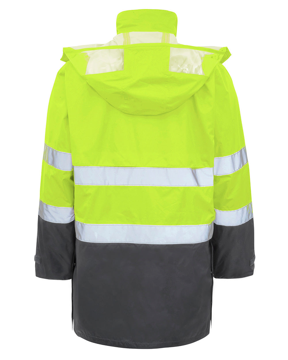 Hi-Vis Northern Jacket in Fluoro Yellow & Charcoal