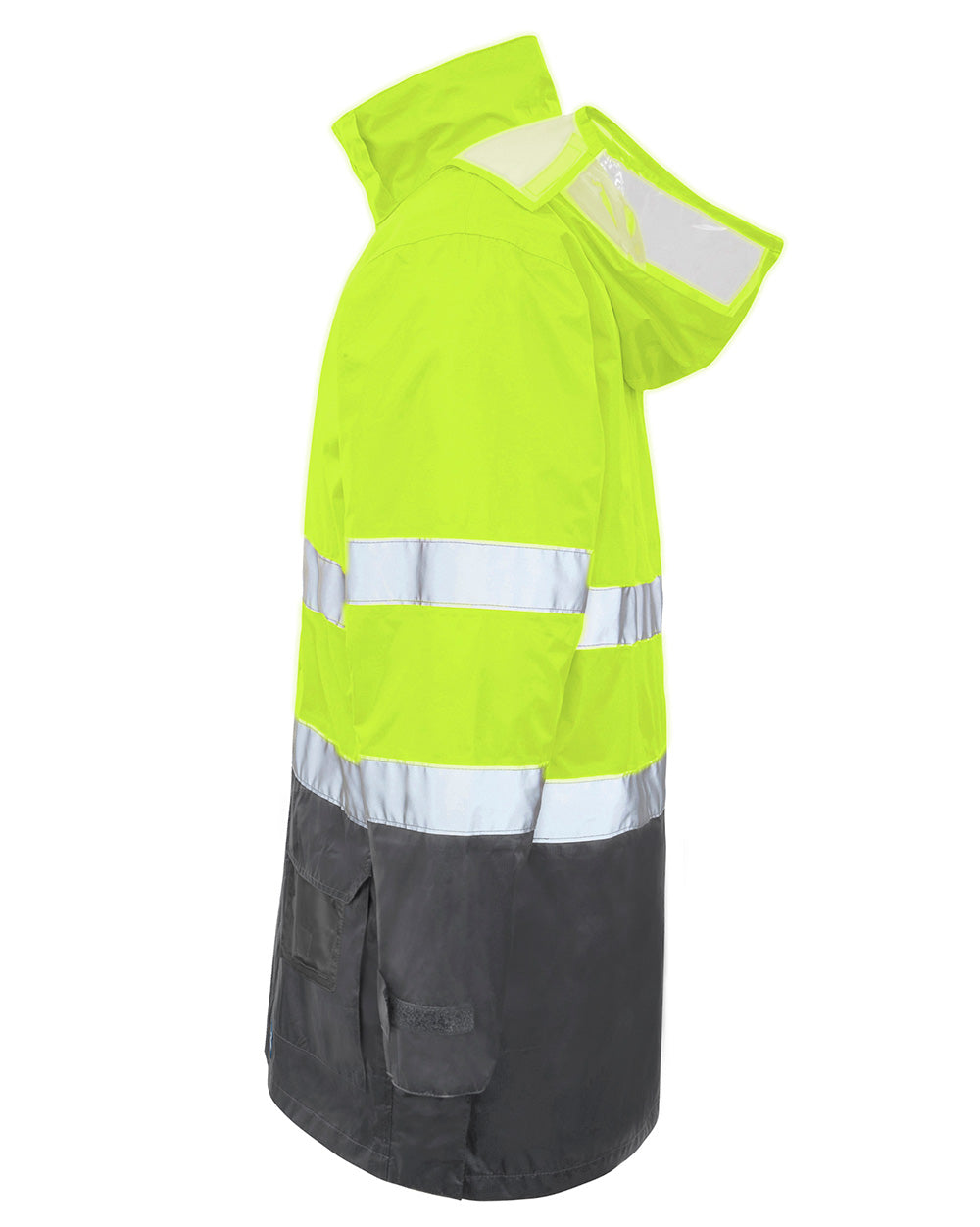 Hi-Vis Northern Jacket in Fluoro Yellow & Charcoal