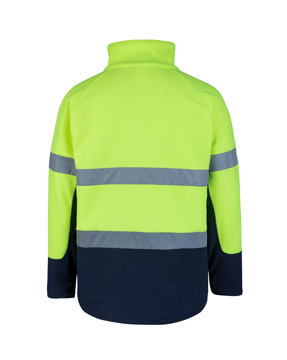 Hi-Vis Rafter Fleece Jacket in Fluoro Yellow & Navy
