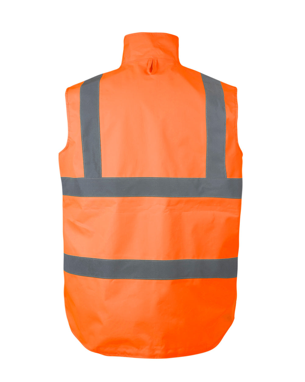 Hi-Vis Reversible Utility Vest in Fluoro Orange
