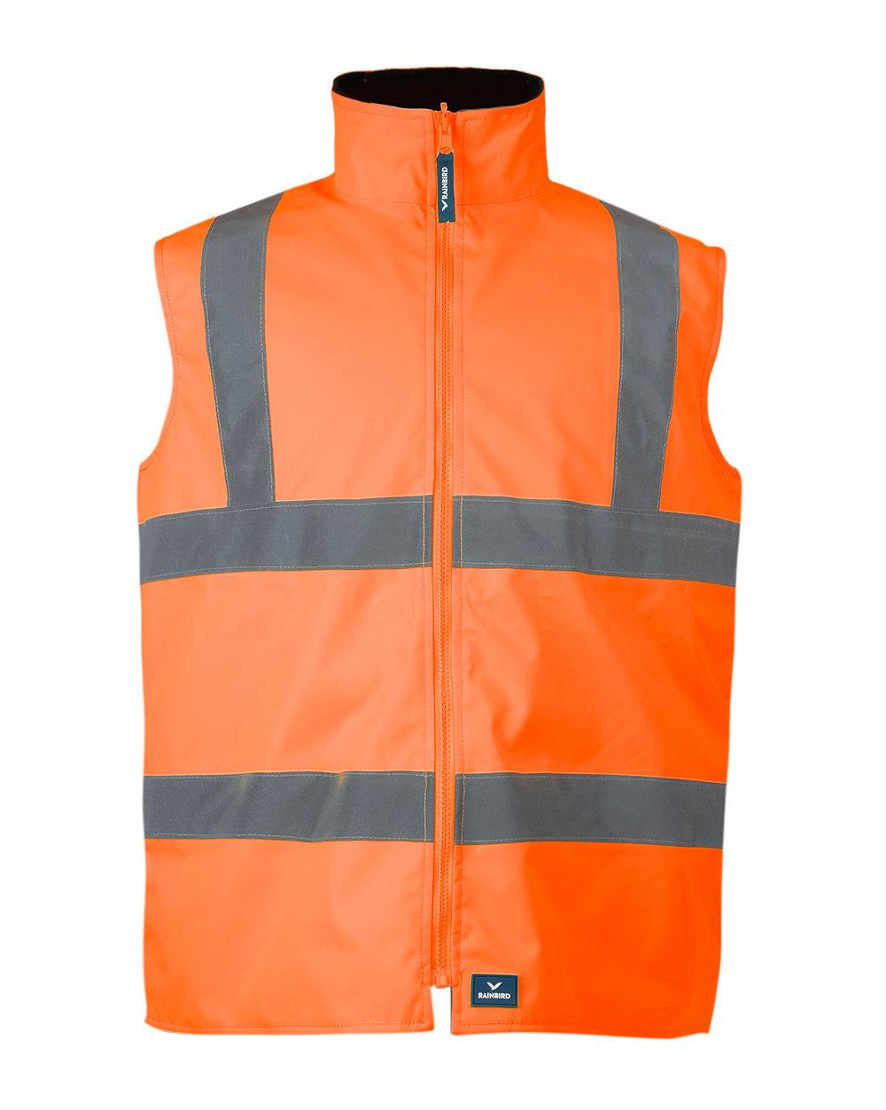 Hi-Vis Reversible Utility Vest in Fluoro Orange