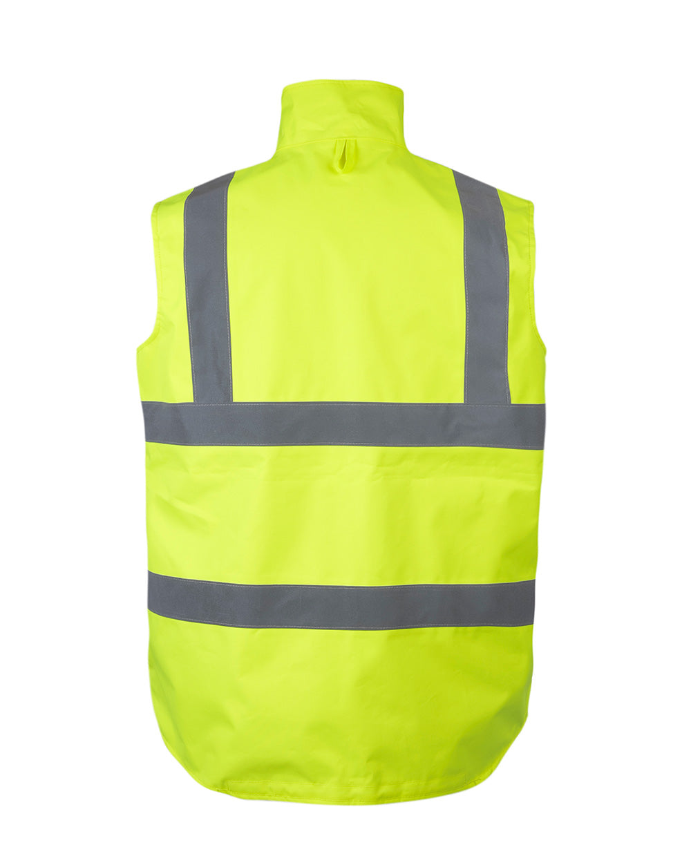 Hi-Vis Reversible Utility Vest in Fluoro Yellow