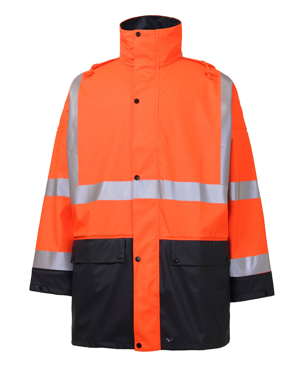Hi-Vis Shelter Jacket in Fluoro Orange & Navy