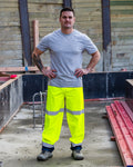 Shelter Pant in Fluoro Yellow & Navy