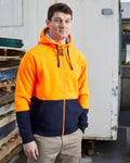 Taylor Hoodie Fluoro Orange & Navy