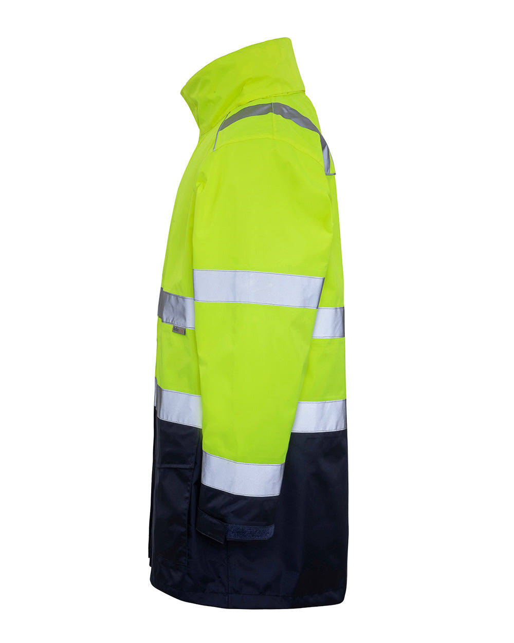 Hi-Vis Ultimate Jacket in Fluoro Yellow & Navy