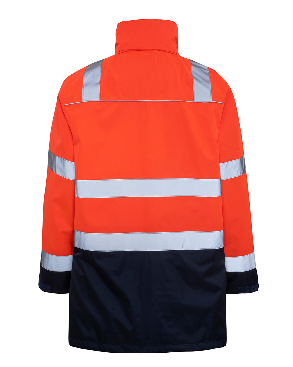 Hi-Vis Ultimate Jacket in Fluoro Orange & Navy