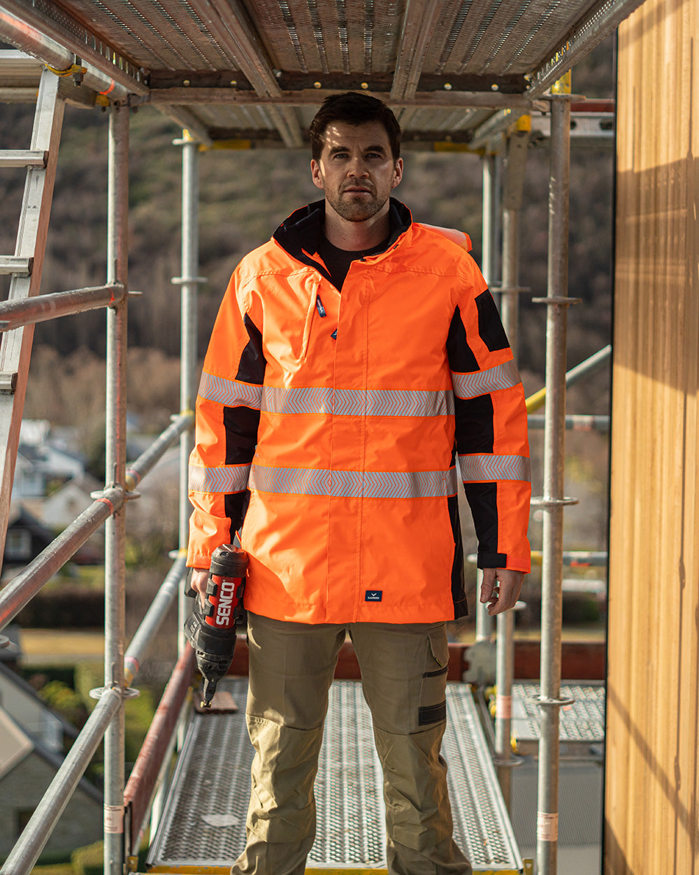 Hi-Vis Whitten 3-in-1 Kit in Fluoro Orange & Navy