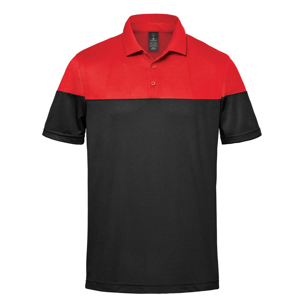 Men's Monterey Two-Tone Polo - Royal / Black