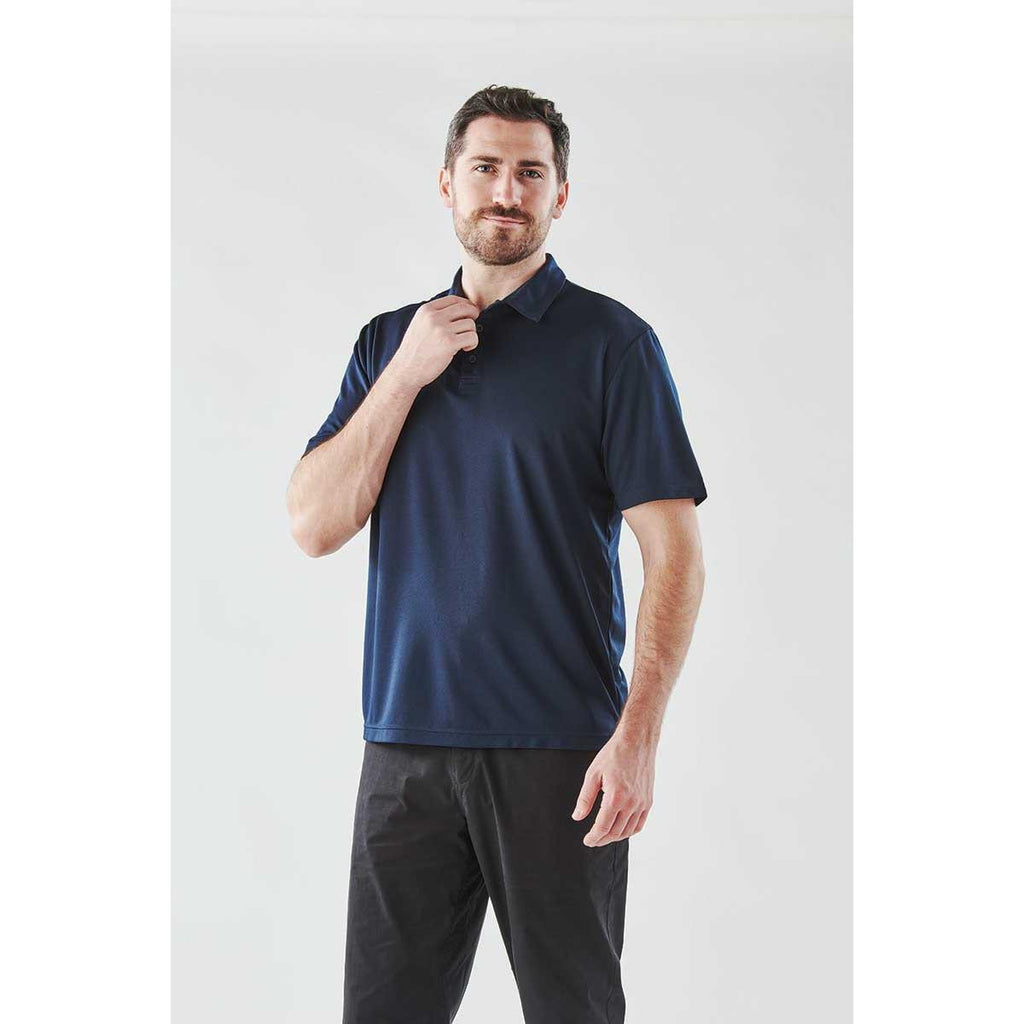 Men's Treeline Performance Short Sleeve Polo - Graphite