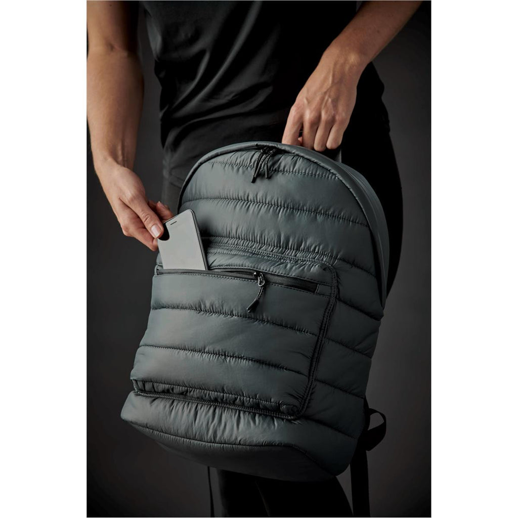 Stavanger Quilted Backpack - Graphite