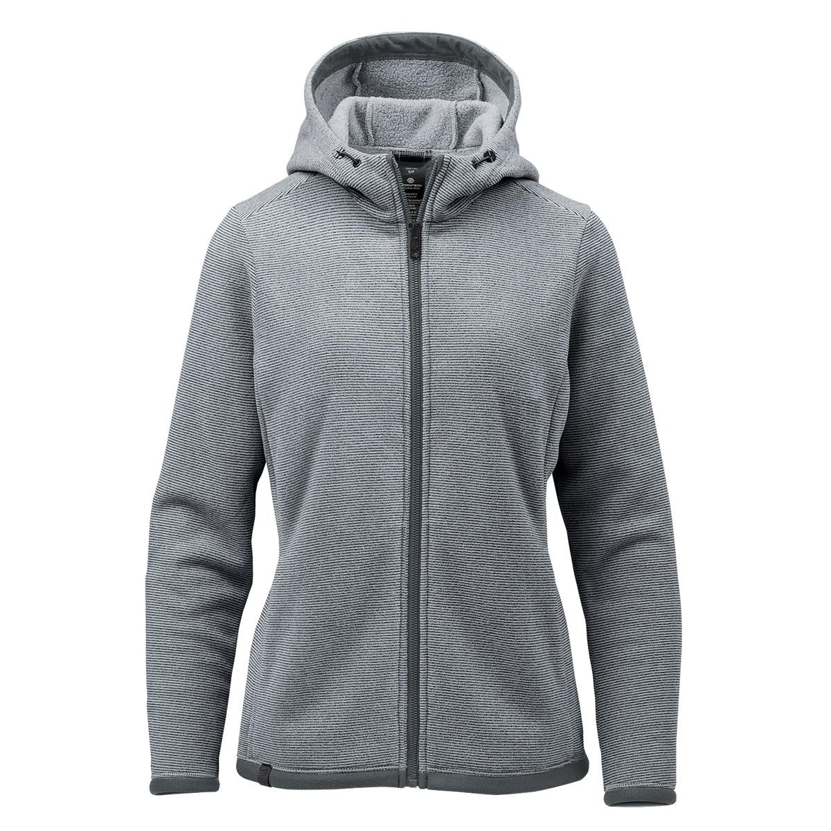 Women's Medusa Fleece Hoody - Charcoal Stripe