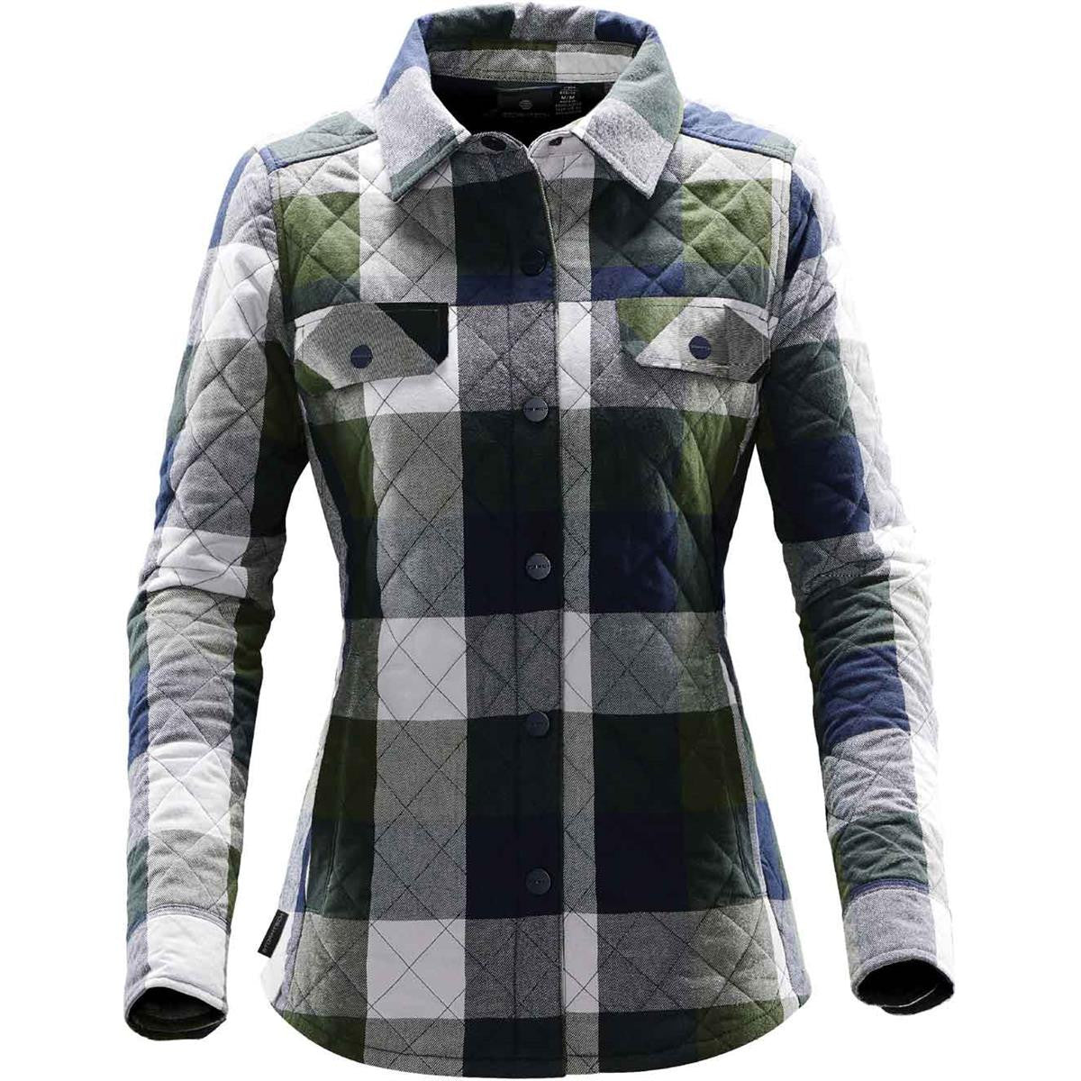 Women's North Beach Shacket - Black / Dolphin