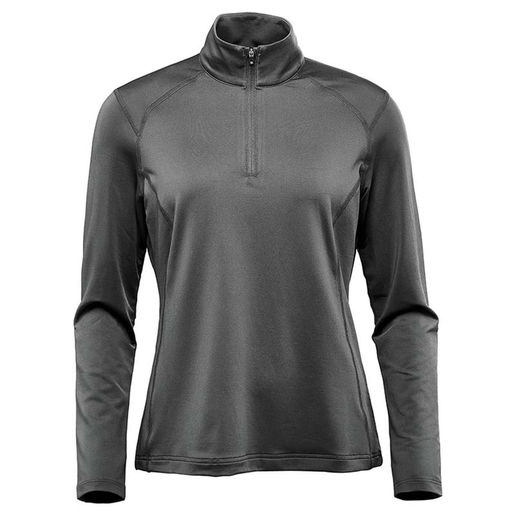 Women's Augusta 1/4 Zip Long Sleeve - Black