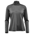 Women's Augusta 1/4 Zip Long Sleeve - Black