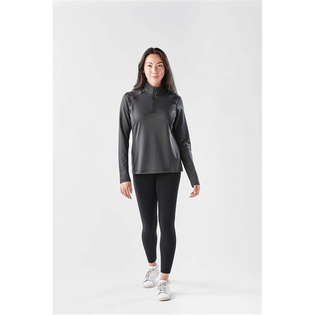 Women's Augusta 1/4 Zip Long Sleeve - Graphite