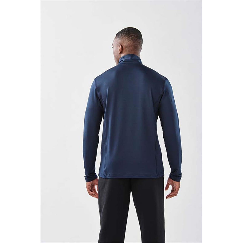 Men's Augusta 1/4 Zip Long Sleeve - Navy
