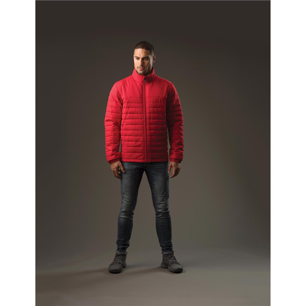 Men's Nautilus Quilted Jacket - Bright Red