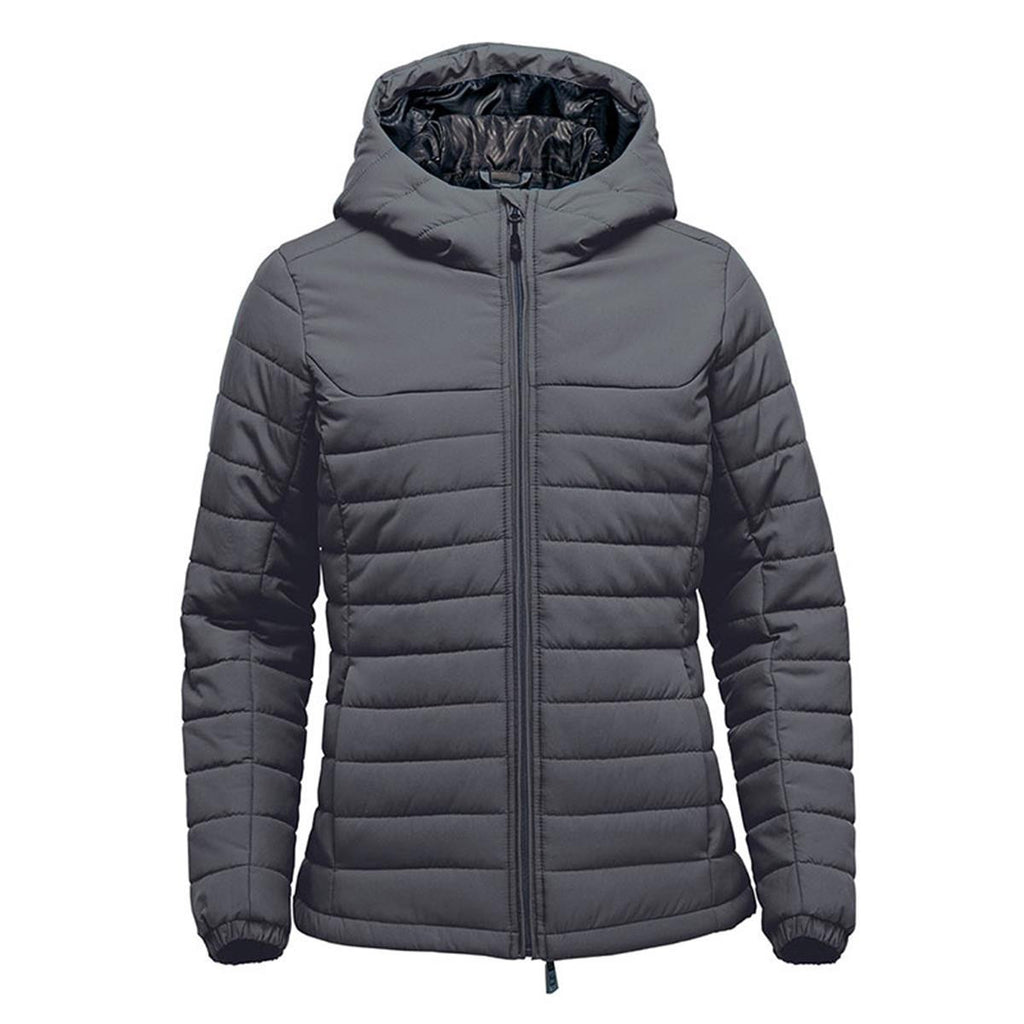 Women's Nautilus Quilted Hoody - Black