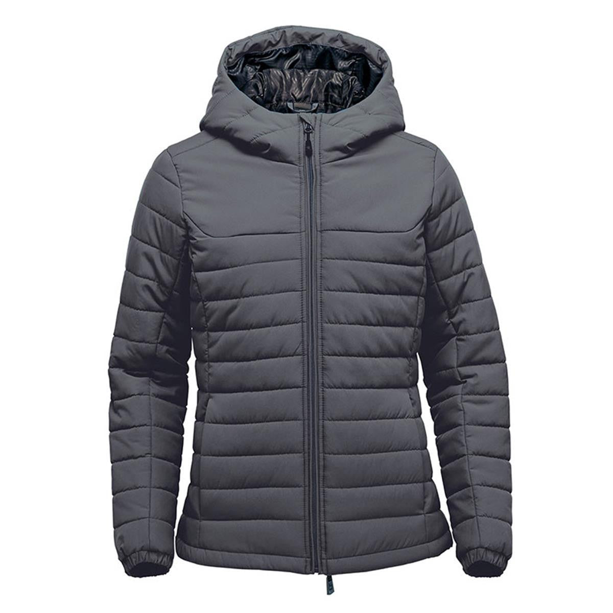 Women's Nautilus Quilted Hoody - Black