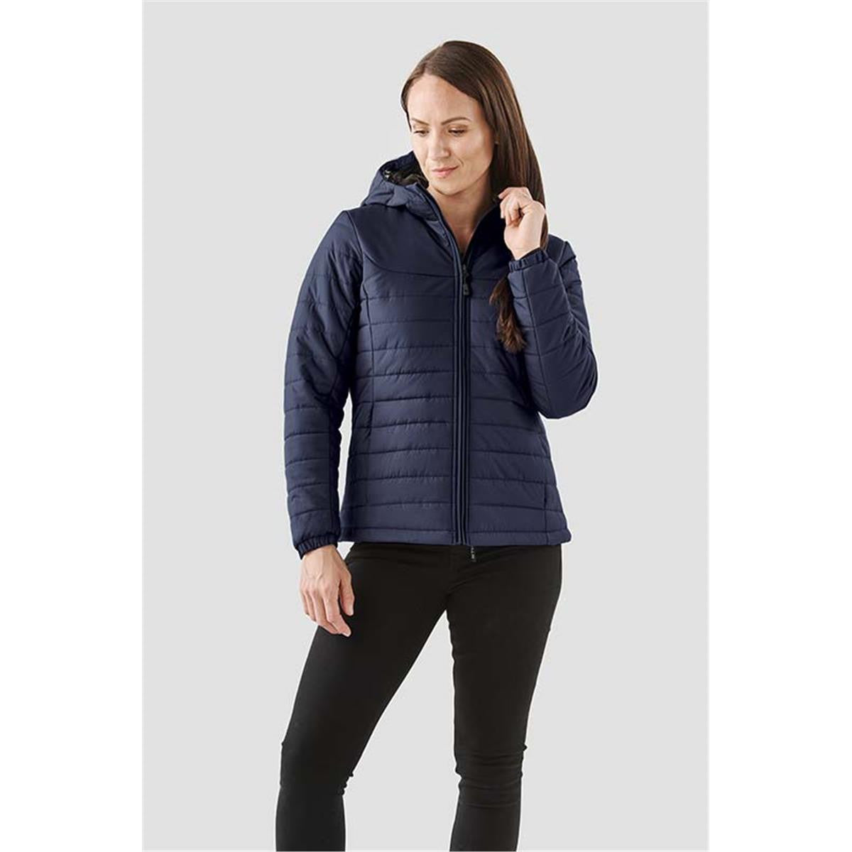 Women's Nautilus Quilted Hoody - Dolphin