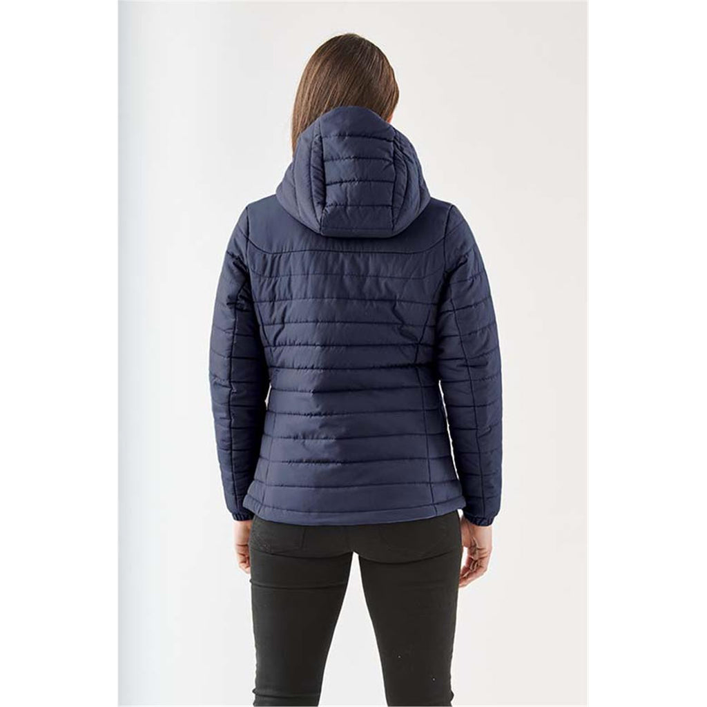 Women's Nautilus Quilted Hoody - Navy