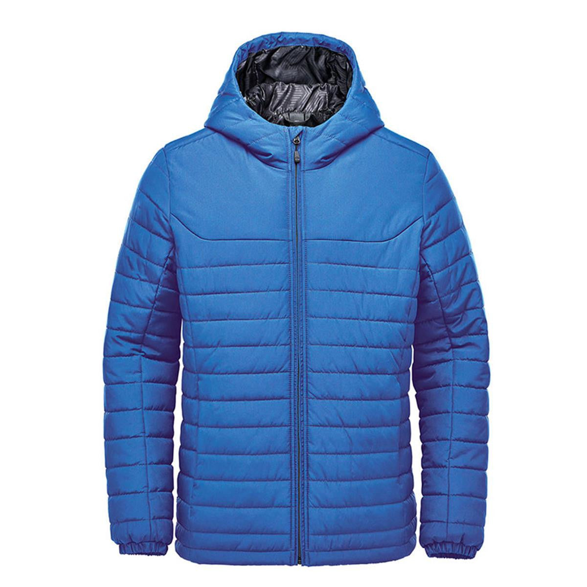 Men's Nautilus Quilted Hoody - Azure Blue