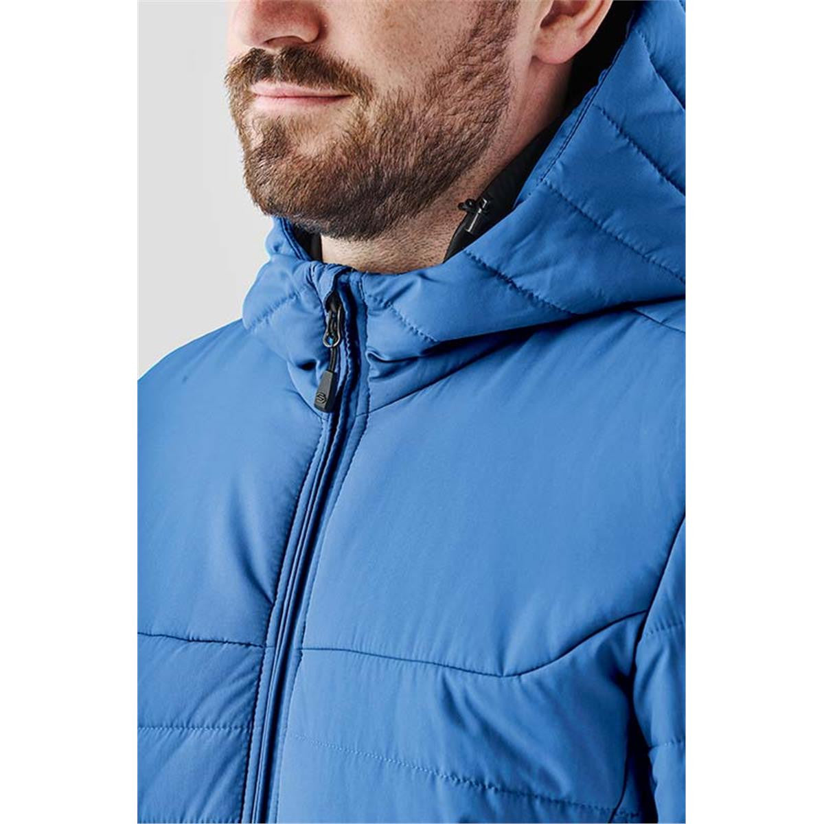 Men's Nautilus Quilted Hoody - Rust
