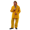 Yellow 3/4 Length PVC Rain Jacket Yellow