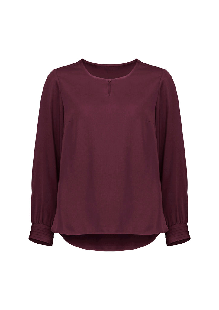 Womens Evelyn Long Sleeve Blouse